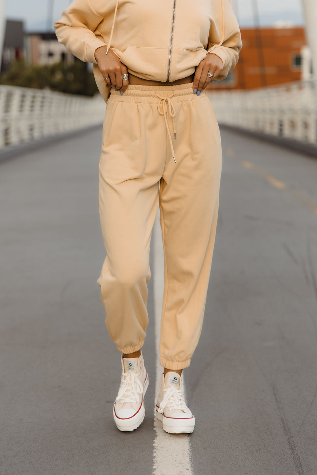 Pale 2025 yellow joggers