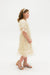 Little Girl's Daphne Dress-Cream Floral