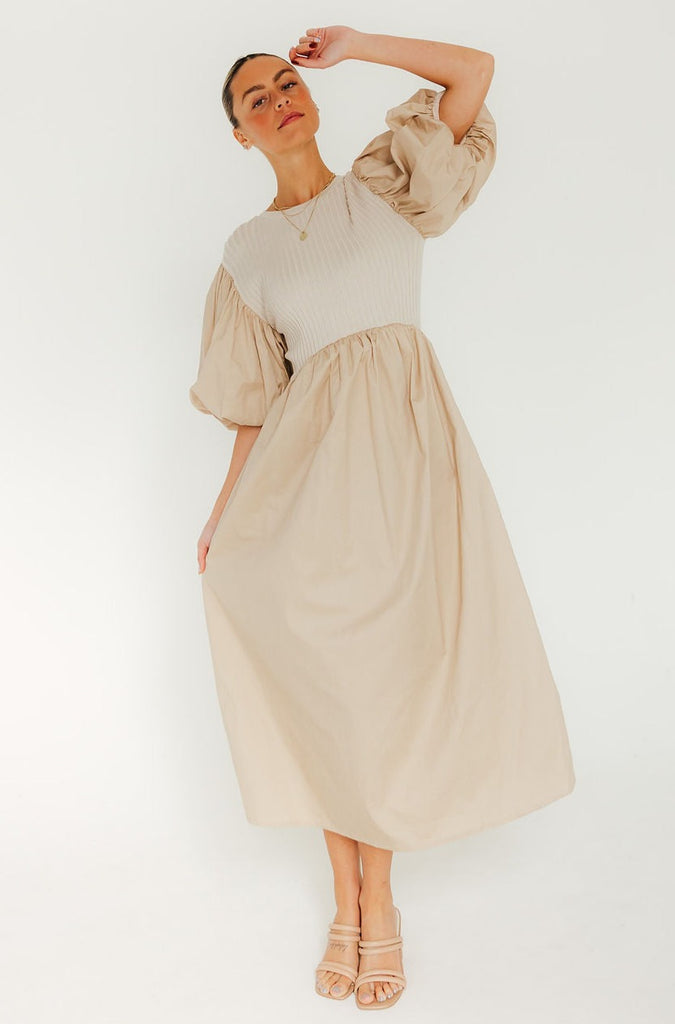Kenzie Dress-Dark Natural