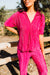 Jenessa Top+Pants Set-Hot Pink