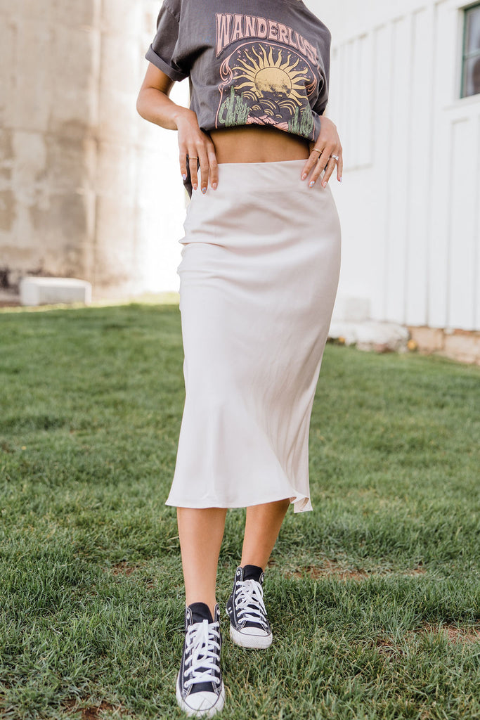 Blissful Skirt-Pearl