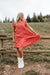 Dolly Dress-Red/White