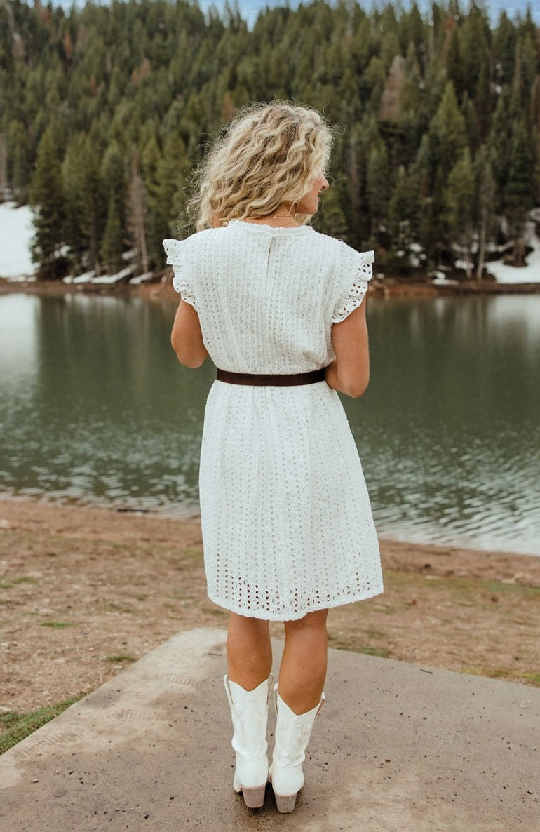 White Lace Dress Country Girl