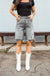 KanCan Kallan Bermuda Shorts-Grey