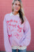 Pretty Bows Pullover-Light Pink
