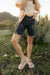Acosta Bermuda Shorts-Washed Black