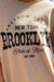 Camiseta Brooklyn New York-Tan