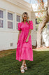Colette Dress-Pink