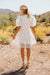 Walker Dress-White