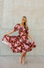 Carlow Dress-Burgundy/Pink