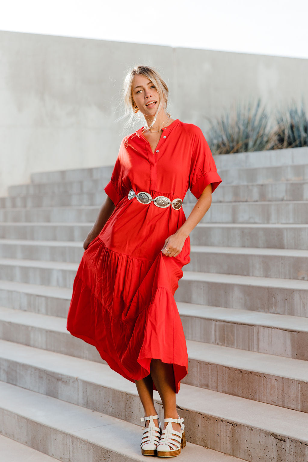 liberty love maxi dress Liberty Dress-Red – Love Olive Co