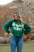 Good Vibes Sweater-Hunter Green