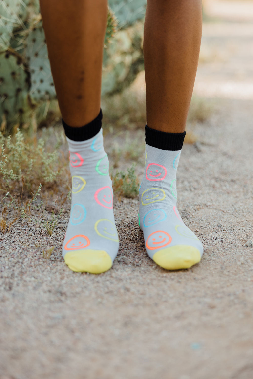 Smiley Socks-Grey – Love Olive Co