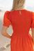 Vestido Beverly-Naranja/Rojo