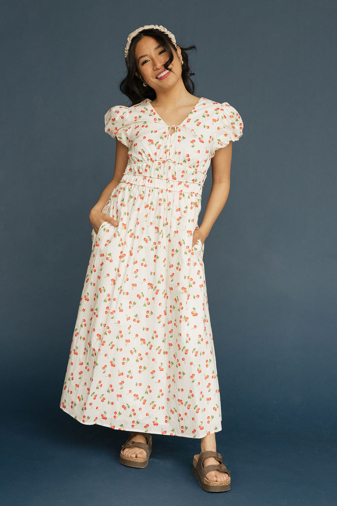 Morgan Dress-Cherry