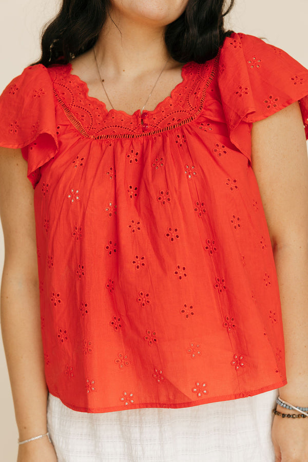 Bethany Top-Red