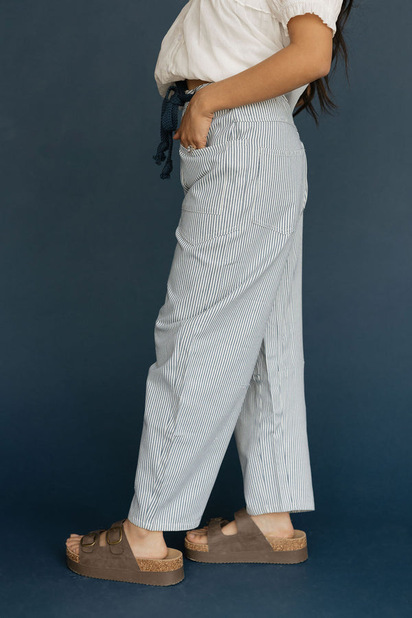 Indy Pants-Blue Stripe