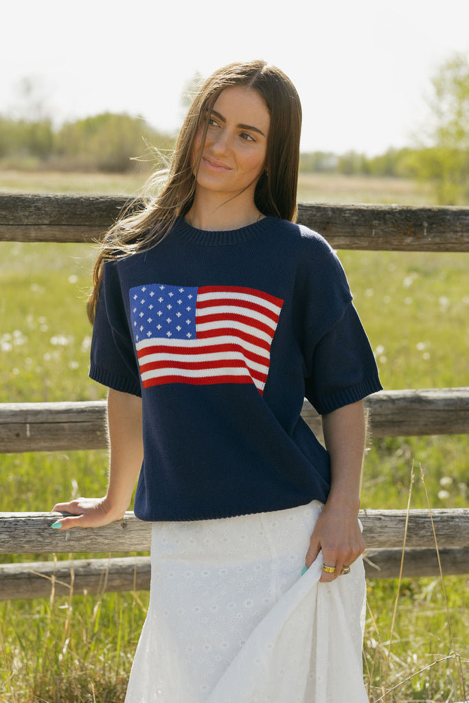 Flag of Freedom Top-Navy