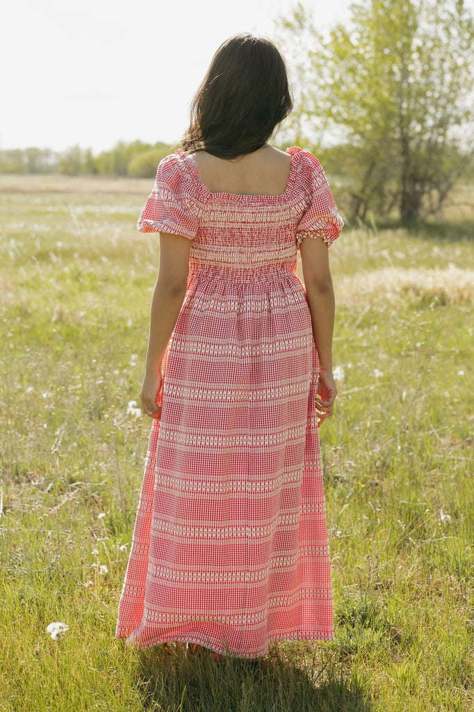 Jolene Dress-Red Gingham – Love Olive Co
