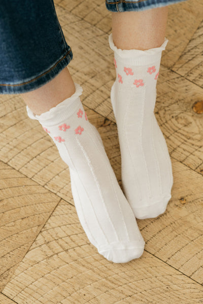 Jillian Socks-White