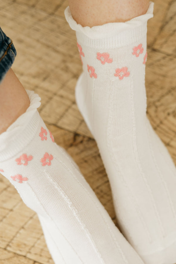 Jillian Socks-White