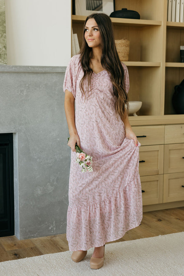 Emmaline Dress-Pink Floral