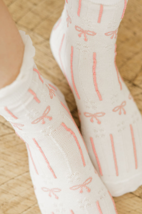 Tina Socks-White