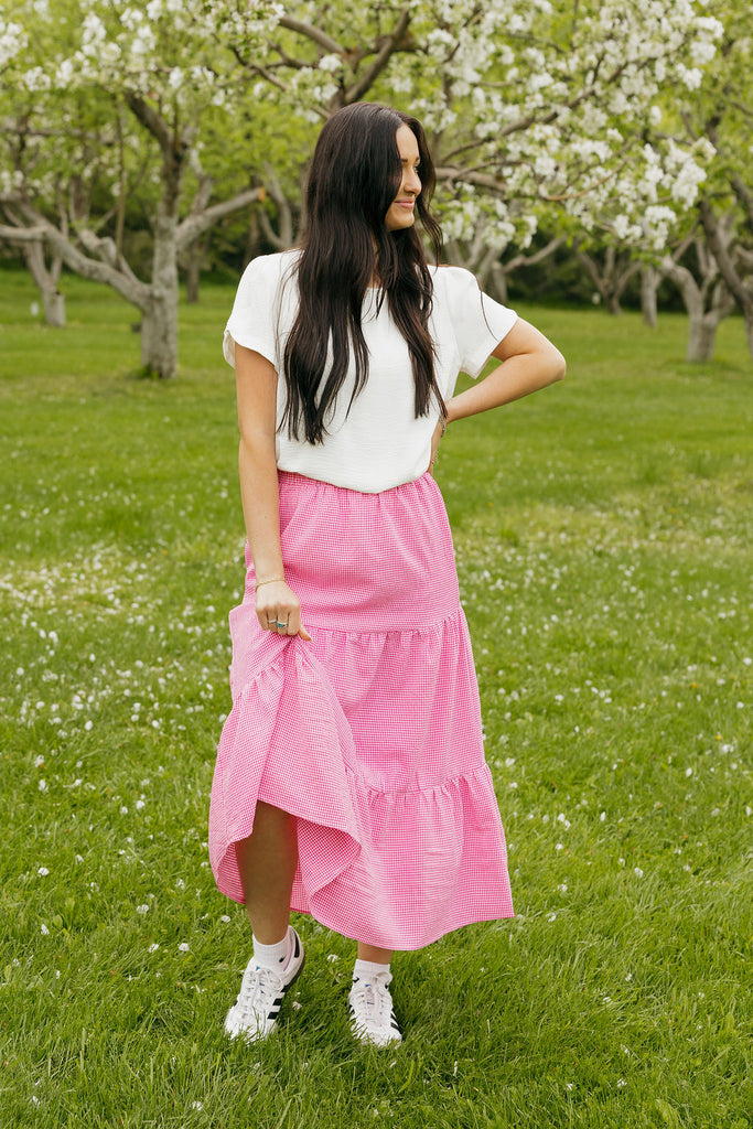 Candie Skirt-Pink – Love Olive Co
