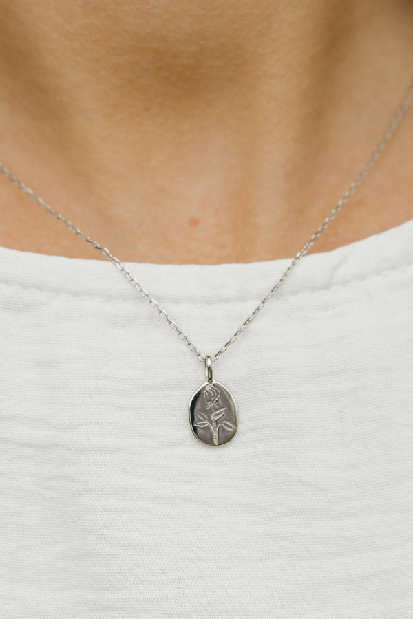 Dania Necklace-Silver