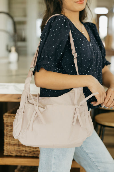 Charli Bow Bag-Pink