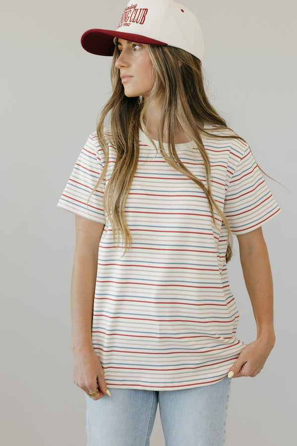 Sawyer Tee-Ivory Multi
