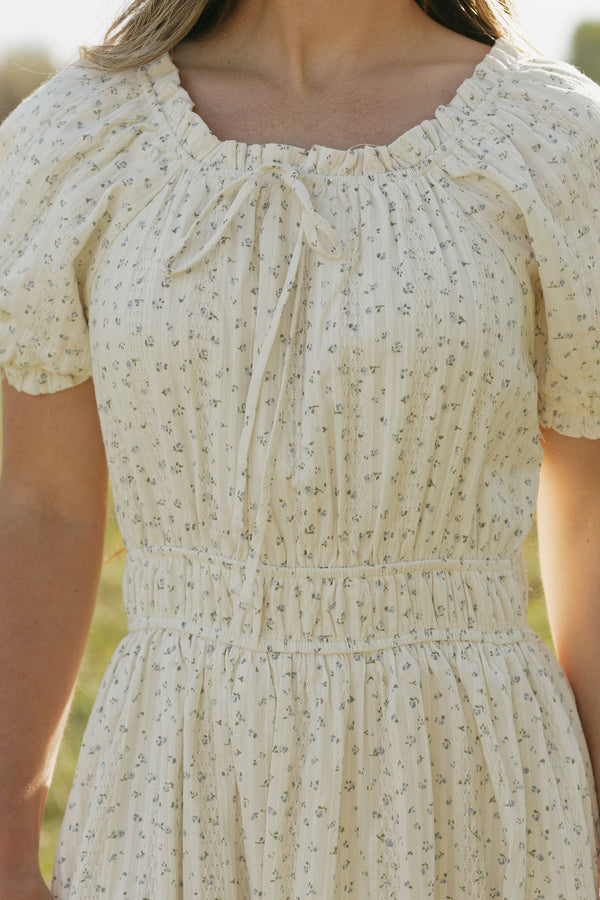 Darla Dress-Ivory Floral