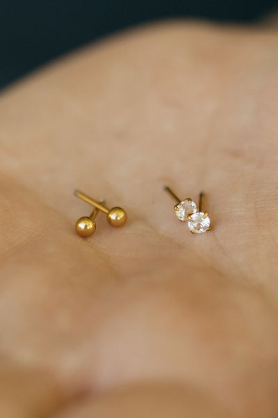 Carla Earring Set-Gold