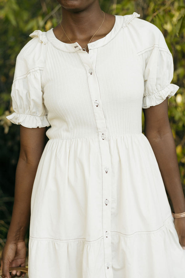 Marlee Dress-Cream
