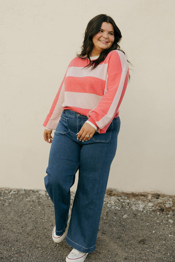 Peyton Top-Pink Multi