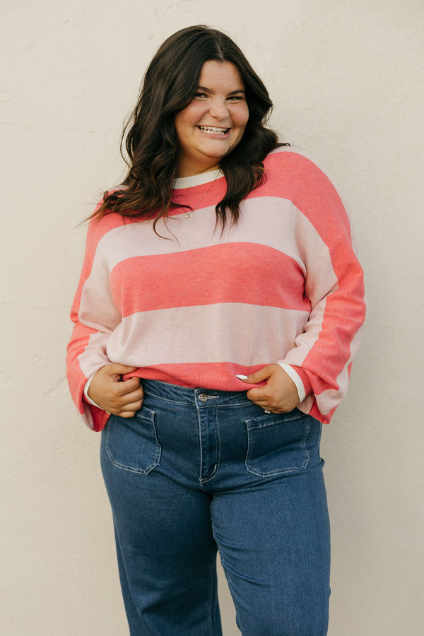 Peyton Top-Pink Multi