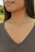 Adriane Necklace-Teal Stripe Agate