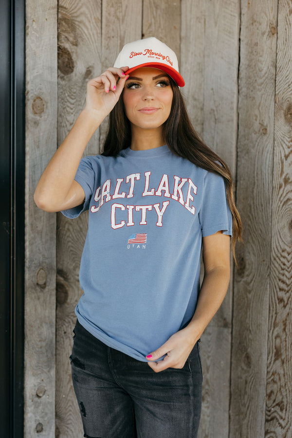 Salt Lake City Tee-Blue