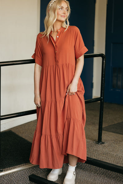 Liberty Dress-Rust