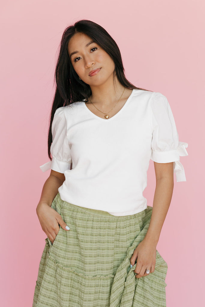 Jacie Top-White