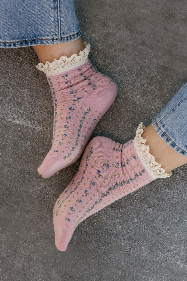 Jocelyn Socks-Blush