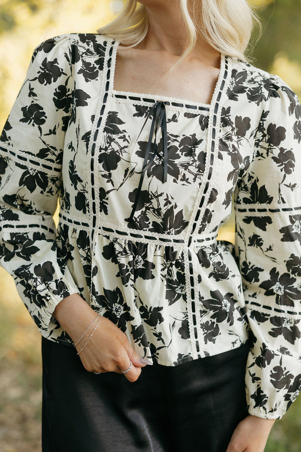 Terra Top-Ivory/Black