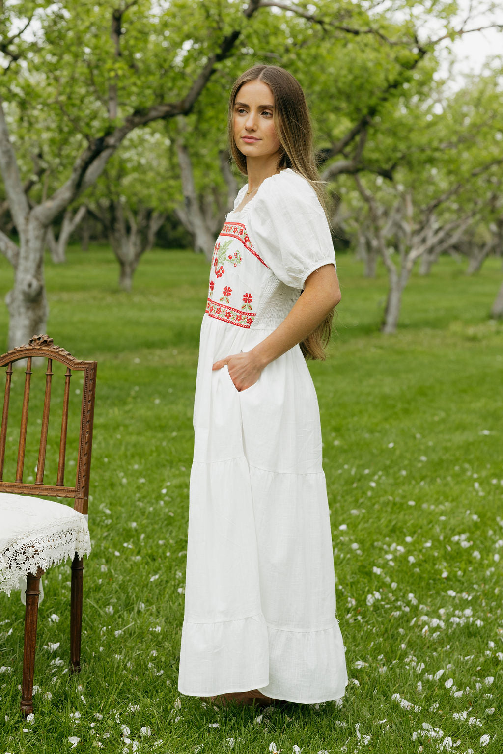 Olivia Dress - Ivory main image 1