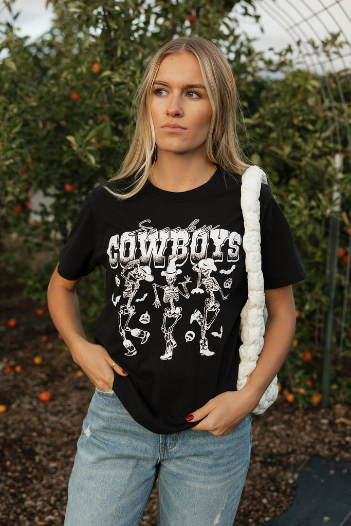 Spooky Cowboys Tee-Black