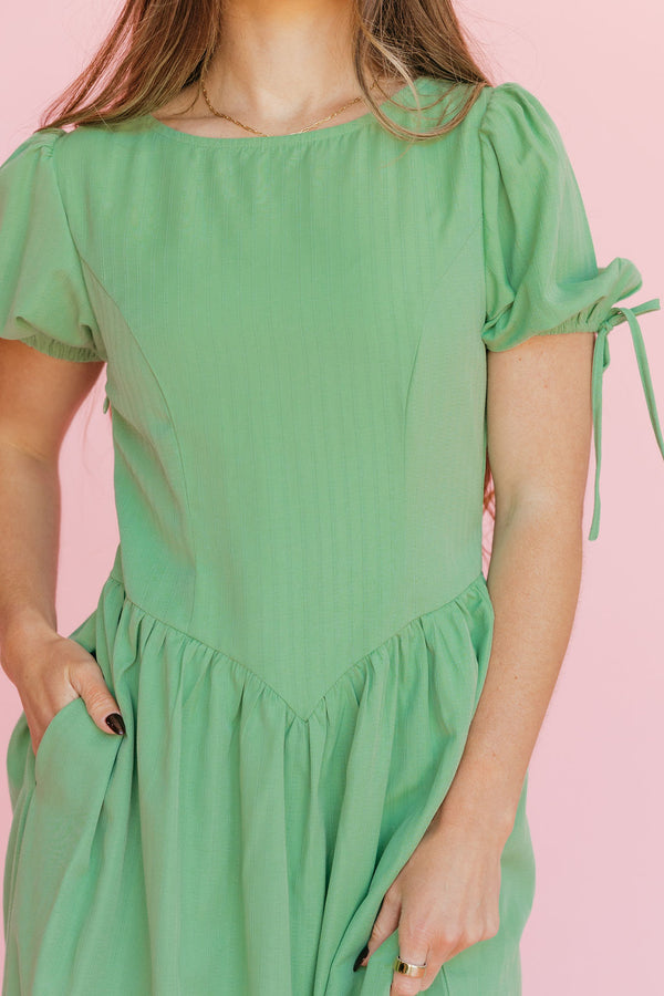 Addilyn Dress-Green