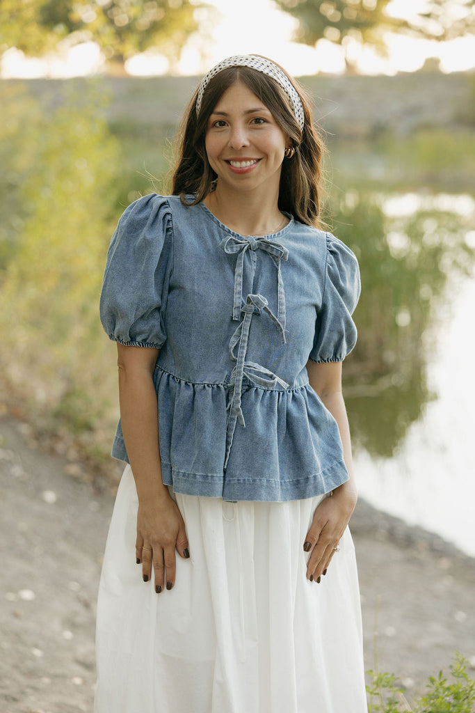Maddie Top-Denim
