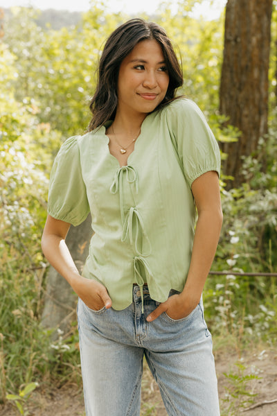 Melanie Top-Green