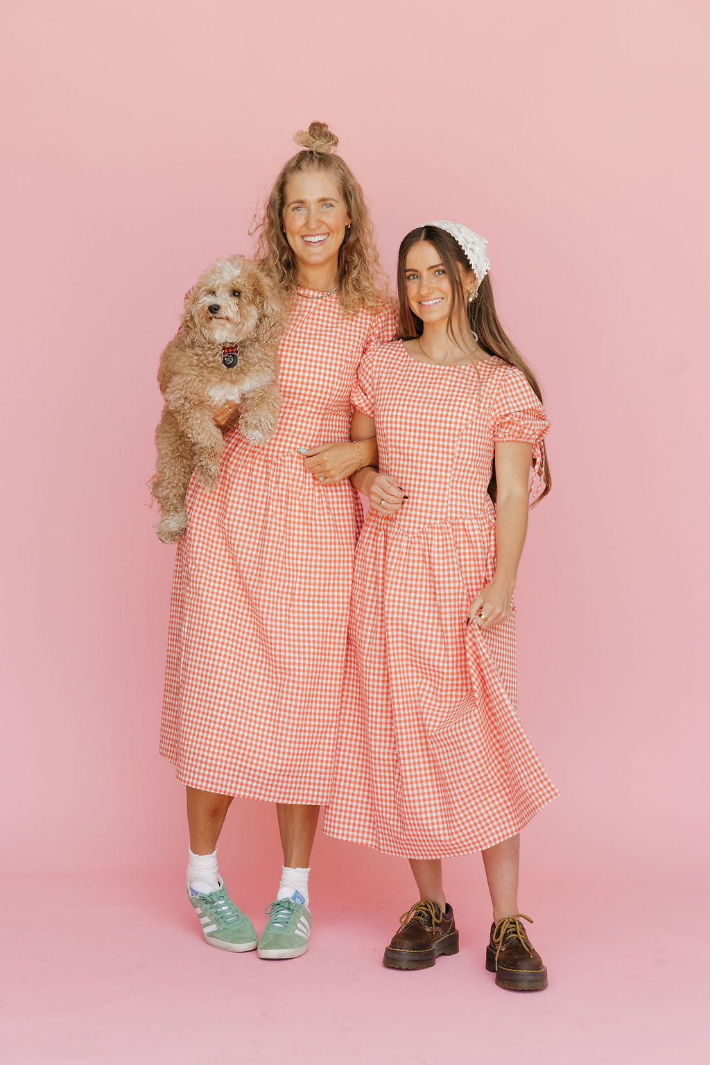 Addilyn Dress-Orange Gingham – Love Olive Co
