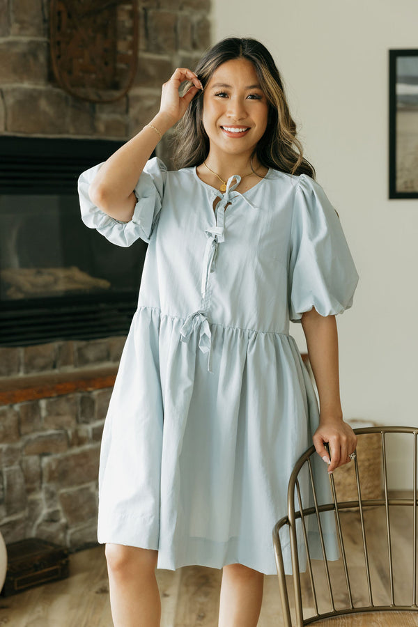 Gisele Dress-Light Blue