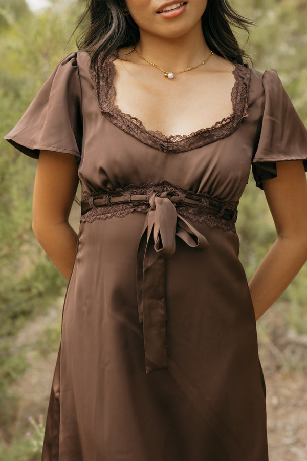 Brittany Dress-Chocolate